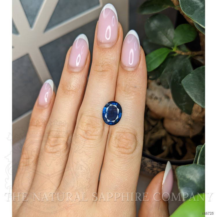 6.28 Ct. Blue Sapphire from Ceylon (Sri Lanka)