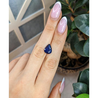 4.41 Ct. Blue Sapphire from Ceylon (Sri Lanka) Life Style