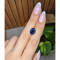 5.18 Ct. Blue Sapphire from Ceylon (Sri Lanka) Life Style