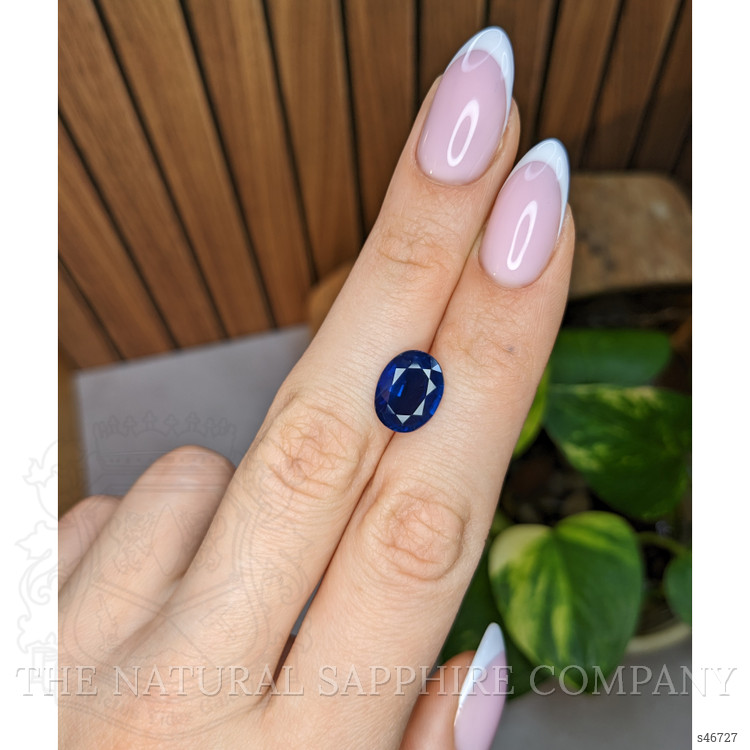 5.18 Ct. Blue Sapphire from Ceylon (Sri Lanka)