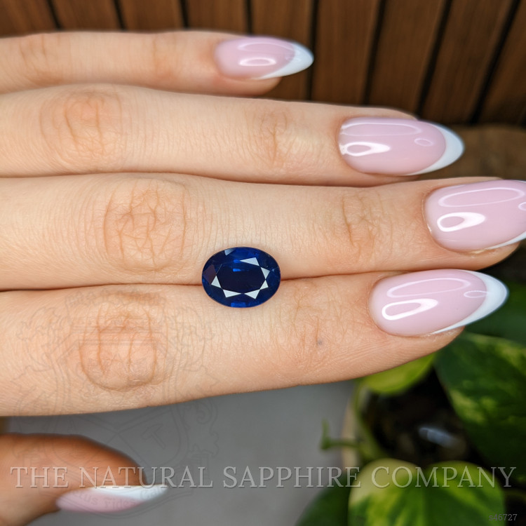 5.18 Ct. Blue Sapphire from Ceylon (Sri Lanka)