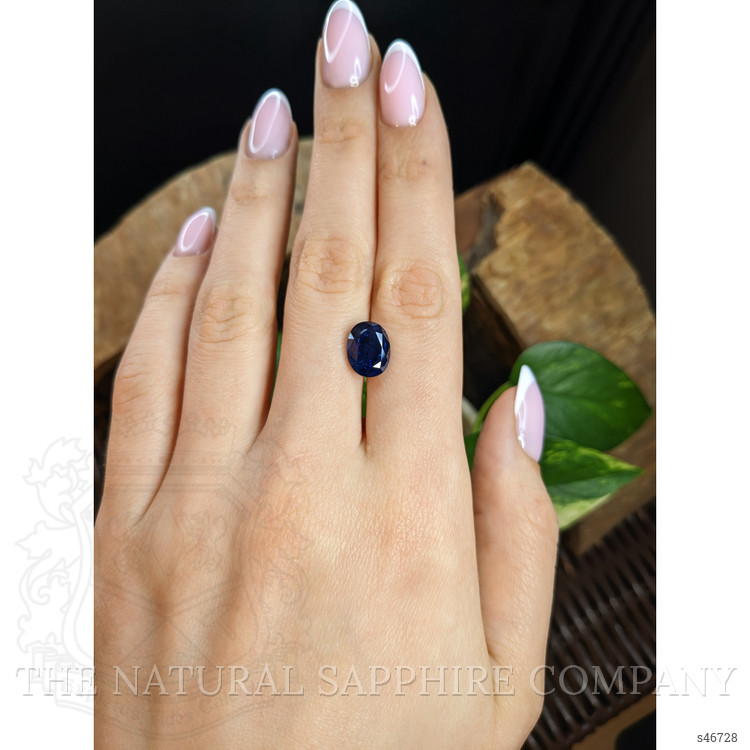 5.46 Ct. Blue Sapphire from Ceylon (Sri Lanka)