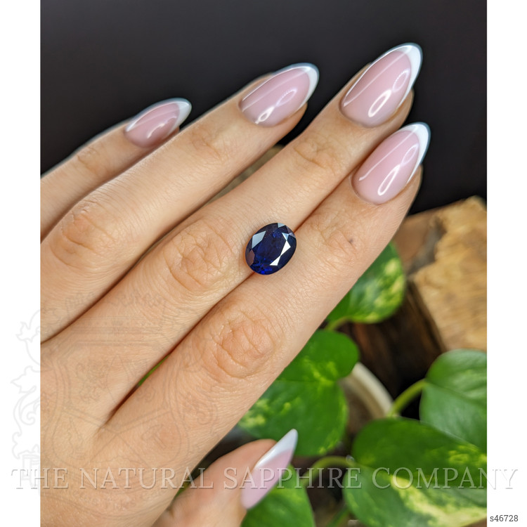 5.46 Ct. Blue Sapphire from Ceylon (Sri Lanka)