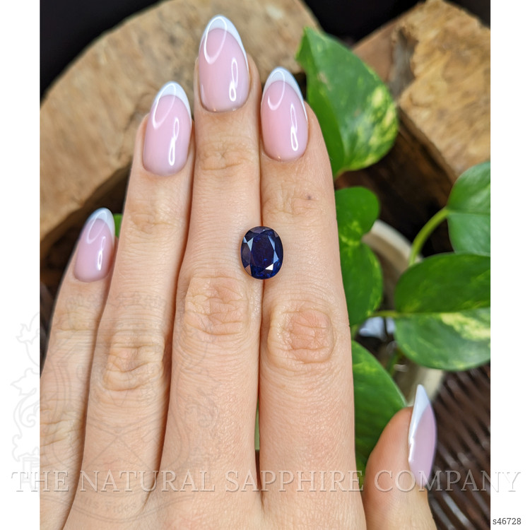 5.46 Ct. Blue Sapphire from Ceylon (Sri Lanka)