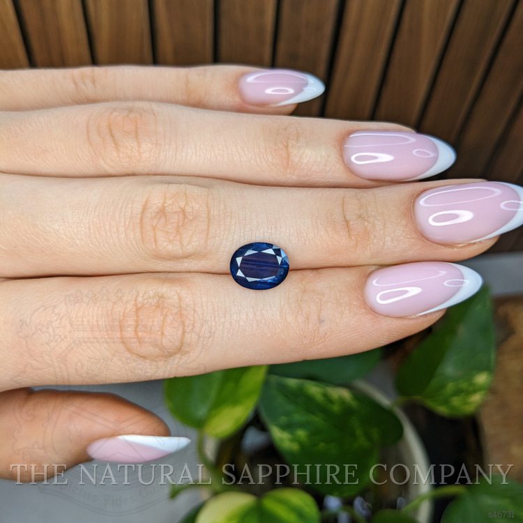3.27 Ct. Blue Sapphire from Ceylon (Sri Lanka)