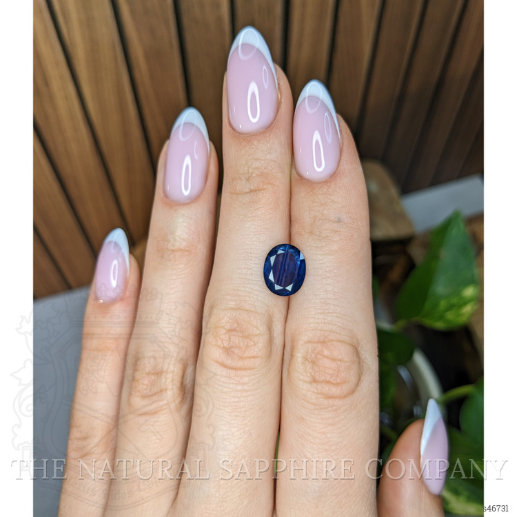 3.27 Ct. Blue Sapphire from Ceylon (Sri Lanka)