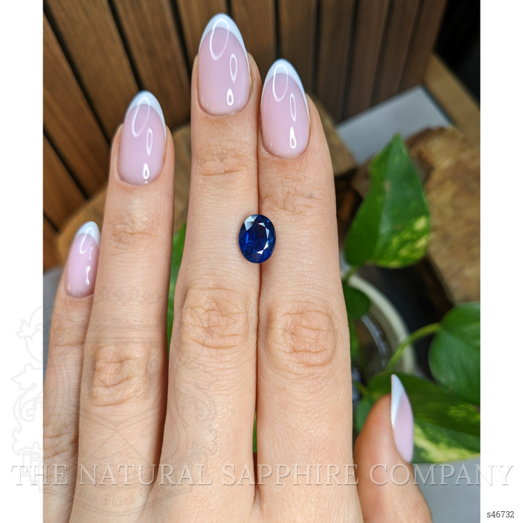 3.24 Ct. Blue Sapphire from Ceylon (Sri Lanka)