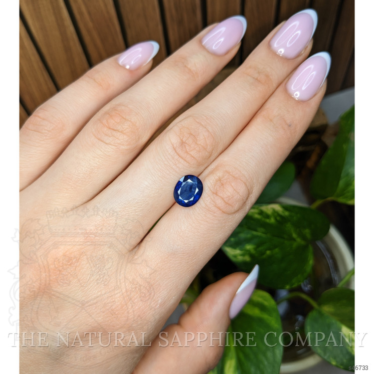 3.53 Ct. Blue Sapphire from Ceylon (Sri Lanka)