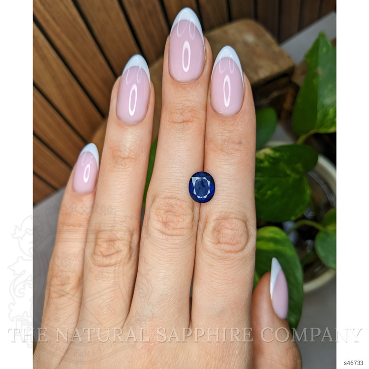 3.53 Ct. Blue Sapphire from Ceylon (Sri Lanka)