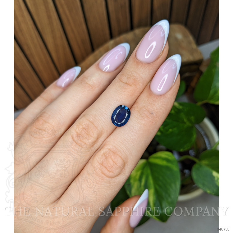 3.21 Ct. Blue Sapphire from Ceylon (Sri Lanka)