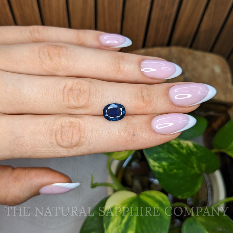 3.21 Ct. Blue Sapphire from Ceylon (Sri Lanka)
