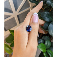 10.03 Ct. Blue Sapphire from Ceylon (Sri Lanka) Life Style