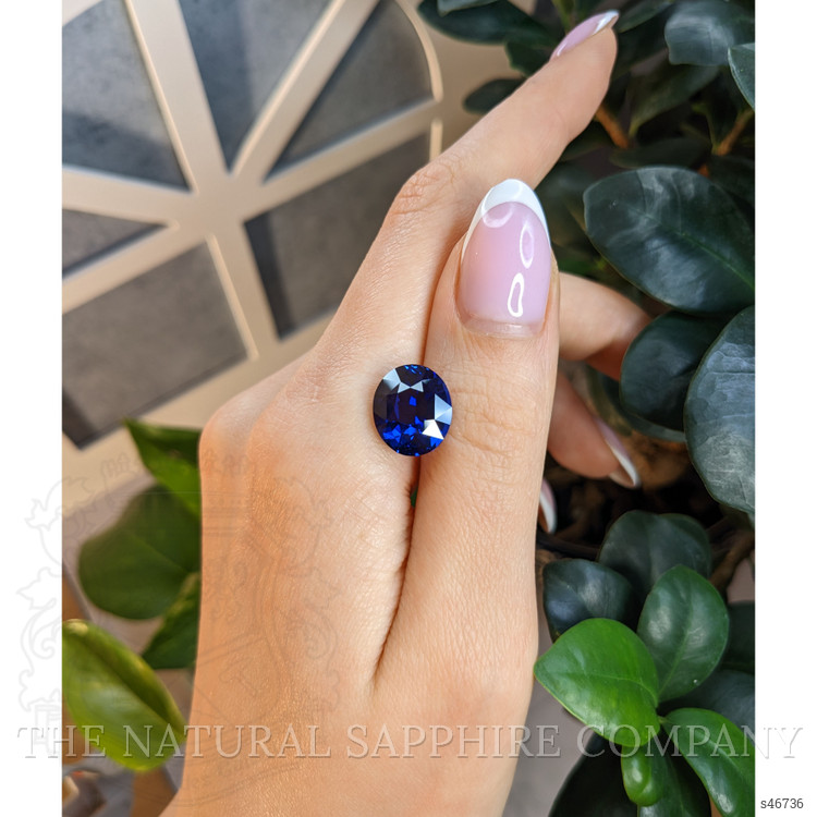 10.03 Ct. Blue Sapphire from Ceylon (Sri Lanka)