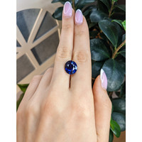 10.03 Ct. Blue Sapphire from Ceylon (Sri Lanka) Life Style