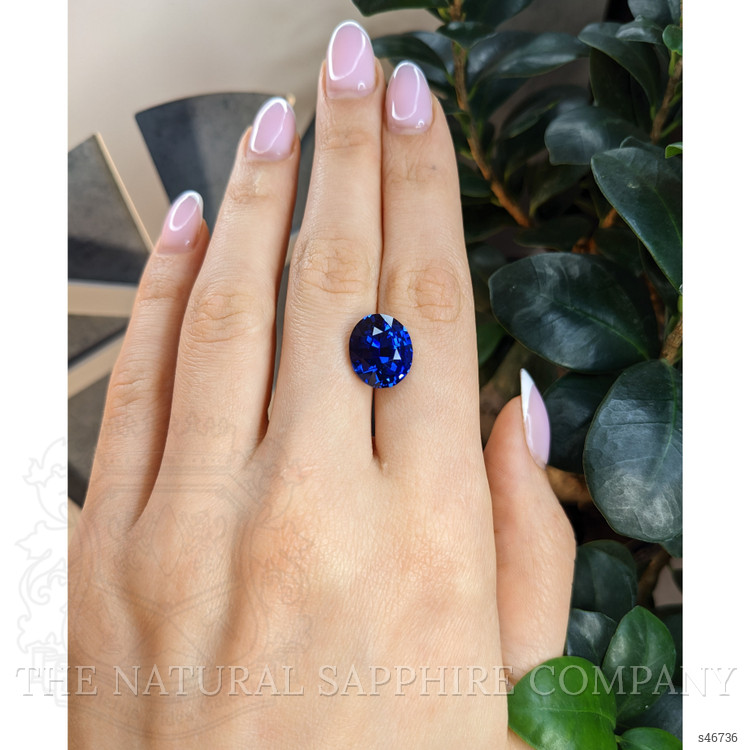 10.03 Ct. Blue Sapphire from Ceylon (Sri Lanka)