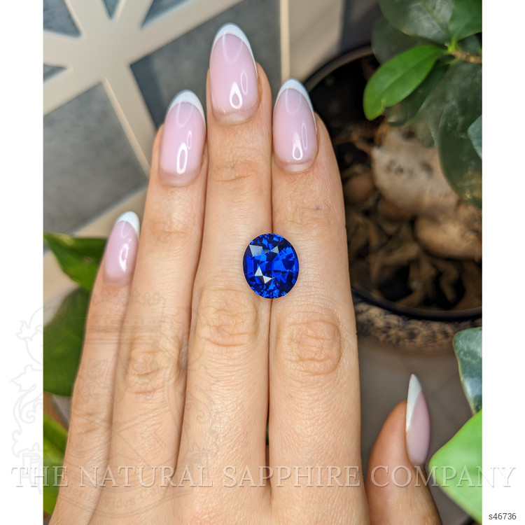 10.03 Ct. Blue Sapphire from Ceylon (Sri Lanka)
