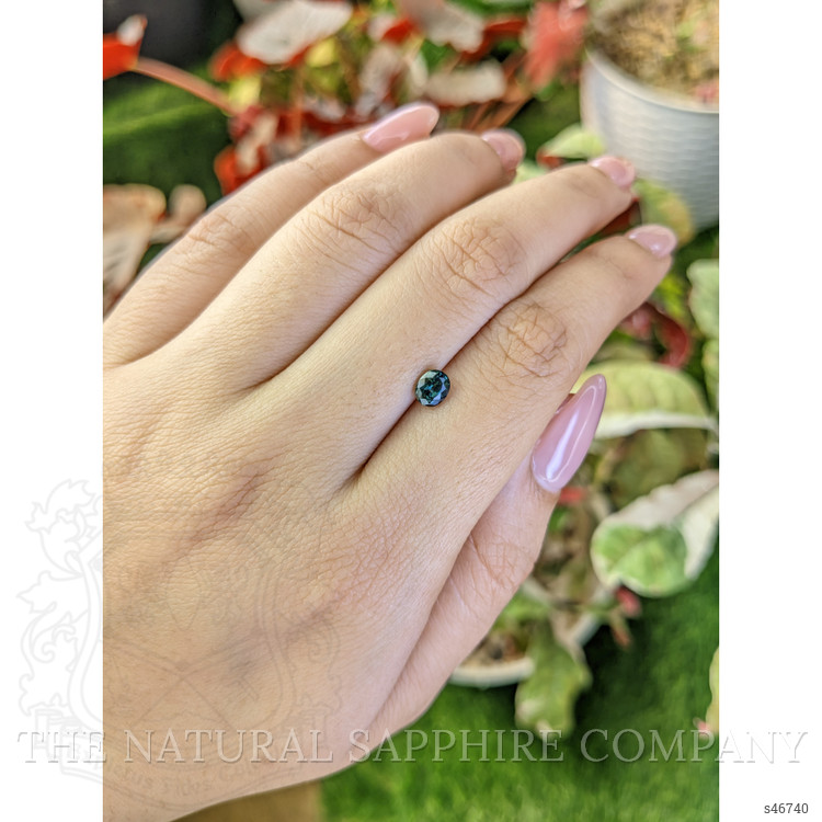 0.72 Ct. Bluish Green Sapphire from Madagascar