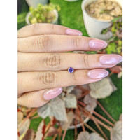 0.40 Ct. Purple Sapphire from Ceylon (Sri Lanka) Life Style