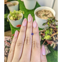 0.40 Ct. Purple Sapphire from Ceylon (Sri Lanka) Life Style