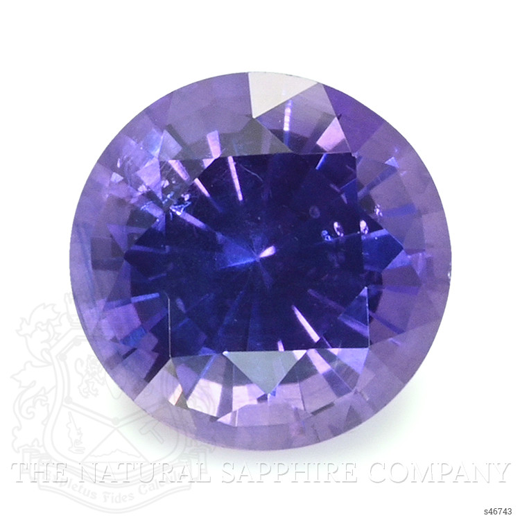 0.53 Ct. Bluish Purple Sapphire from Ceylon (Sri Lanka)