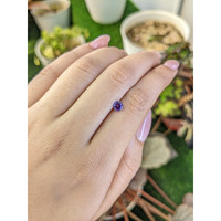 0.55 Ct. Purple Sapphire from Ceylon (Sri Lanka) Life Style