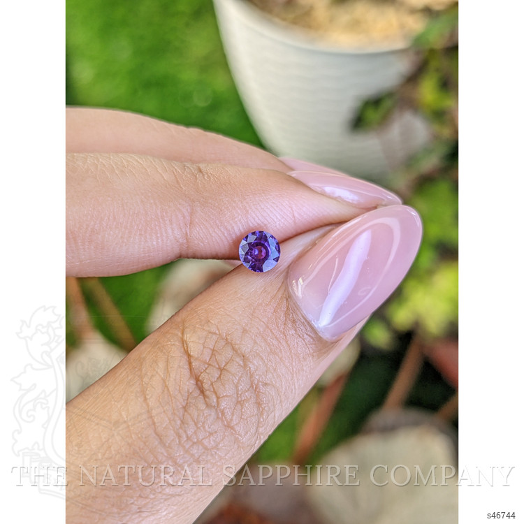 0.55 Ct. Purple Sapphire from Ceylon (Sri Lanka)