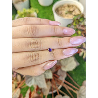 0.52 Ct. Purple Sapphire from Ceylon (Sri Lanka) Life Style