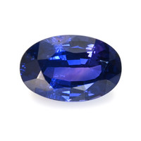 0.59 Ct.Tw. Oval Sapphire