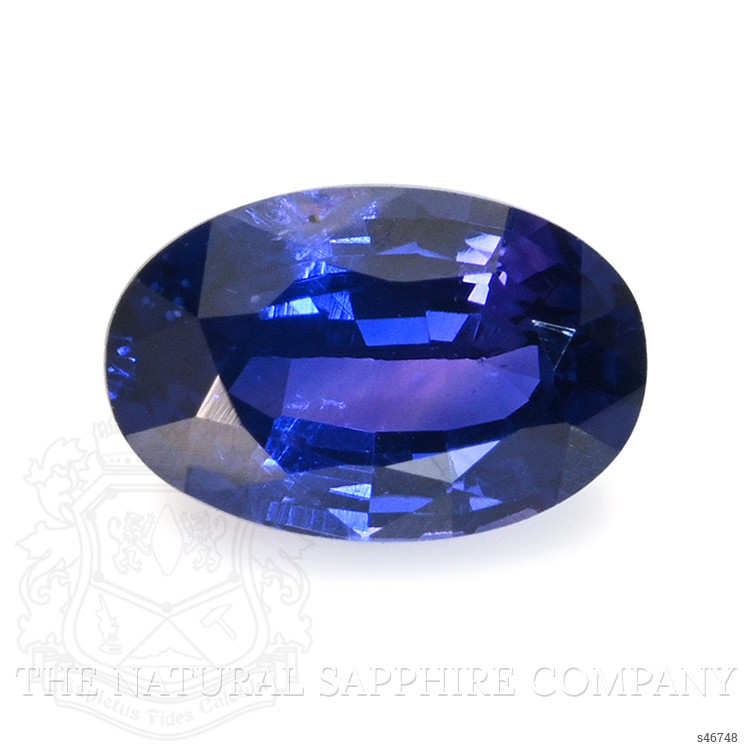 0.59 Ct. Blue Sapphire from Ceylon (Sri Lanka)