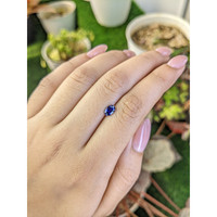 0.59 Ct. Blue Sapphire from Ceylon (Sri Lanka) Life Style