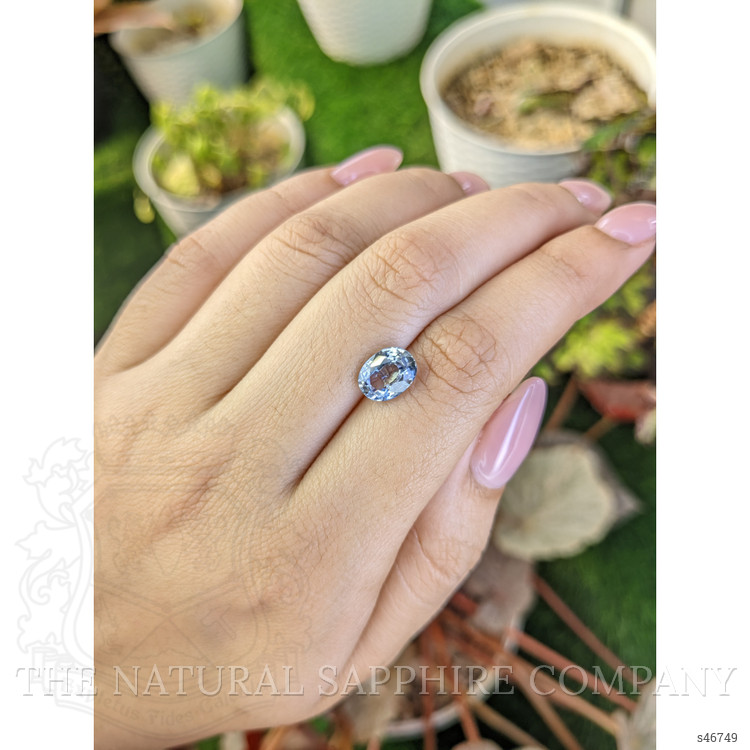 2.43 Ct. Blue Sapphire from Ceylon (Sri Lanka)
