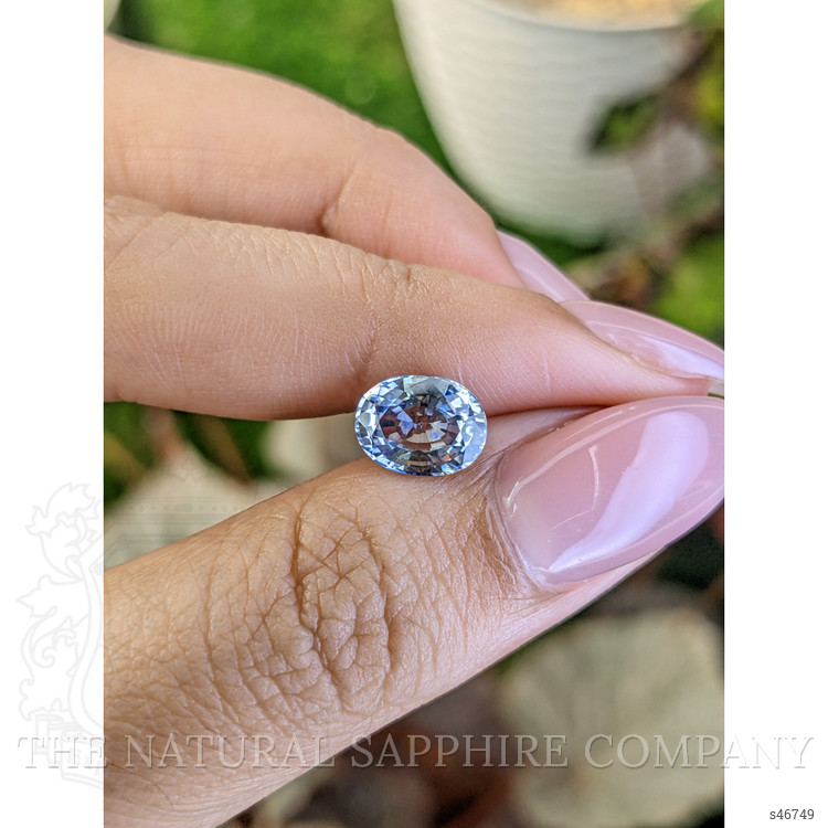 2.43 Ct. Blue Sapphire from Ceylon (Sri Lanka)