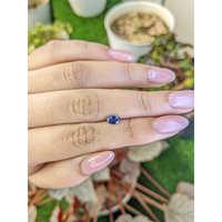 0.56 Ct. Blue Sapphire from Ceylon (Sri Lanka) Life Style