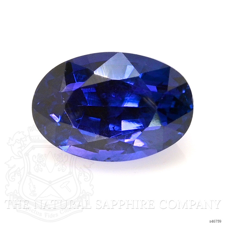 0.82 Ct. Purplish Blue Sapphire from Ceylon (Sri Lanka)