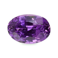 0.66 Ct.Tw. Oval Sapphire