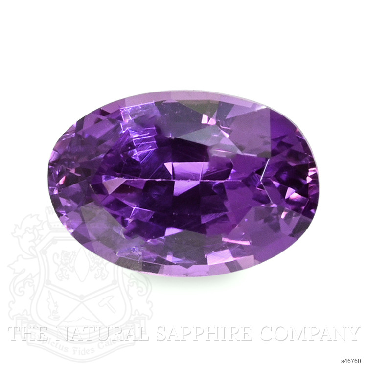 0.66 Ct. Purple Sapphire from Ceylon (Sri Lanka)
