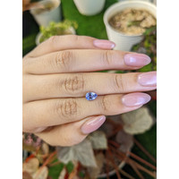 1.13 Ct. Purplish Blue Sapphire from Ceylon (Sri Lanka) Life Style