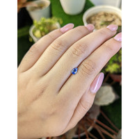 0.50 Ct. Bi Color / Parti Sapphire from Ceylon (Sri Lanka) Life Style