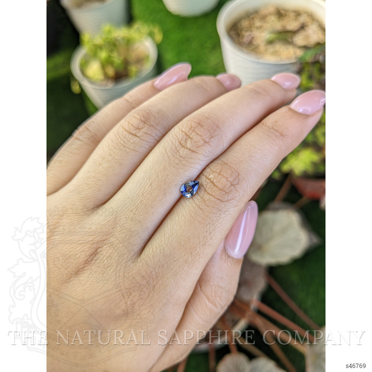 0.51 Ct. Bi Color / Parti Sapphire from Ceylon (Sri Lanka)