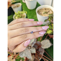 0.51 Ct. Bi Color / Parti Sapphire from Ceylon (Sri Lanka) Life Style