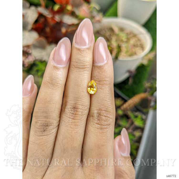1.32 Ct. Yellow Sapphire from Ceylon (Sri Lanka)