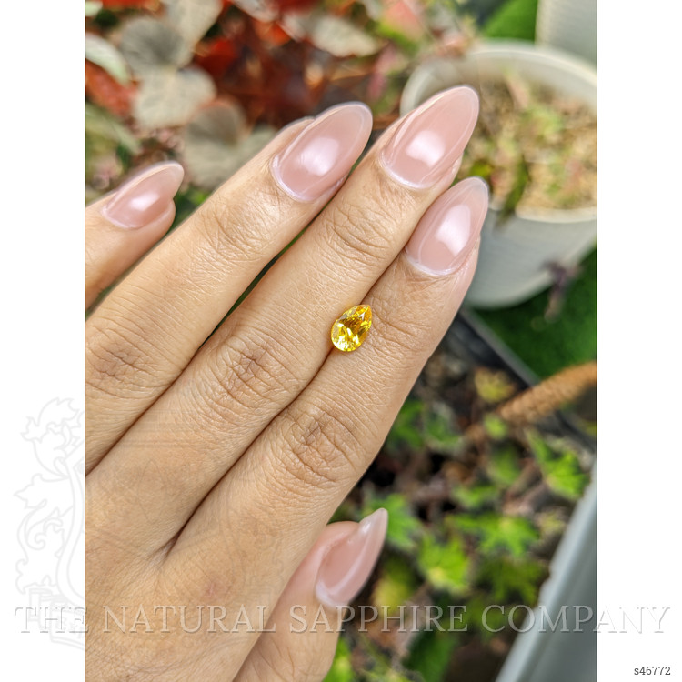 1.32 Ct. Yellow Sapphire from Ceylon (Sri Lanka)