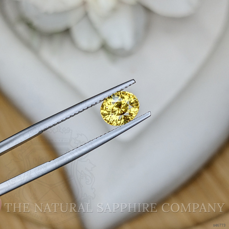 1.57 Ct. Yellow Sapphire from Ceylon (Sri Lanka)