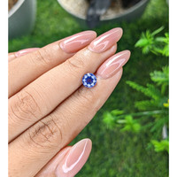 1.21 Ct. Blue Sapphire from Ceylon (Sri Lanka) Life Style