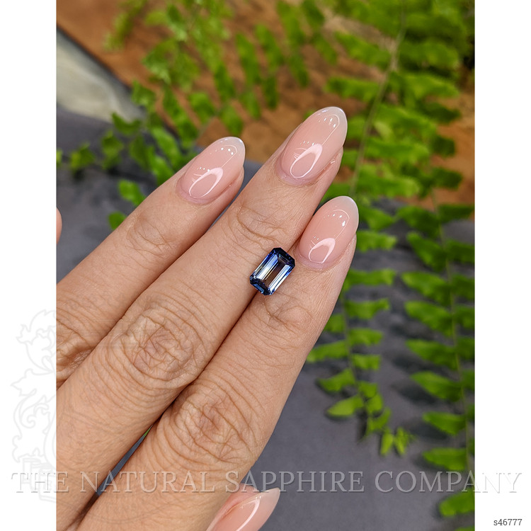 1.64 Ct. Bi Color / Parti Sapphire from Ceylon (Sri Lanka)