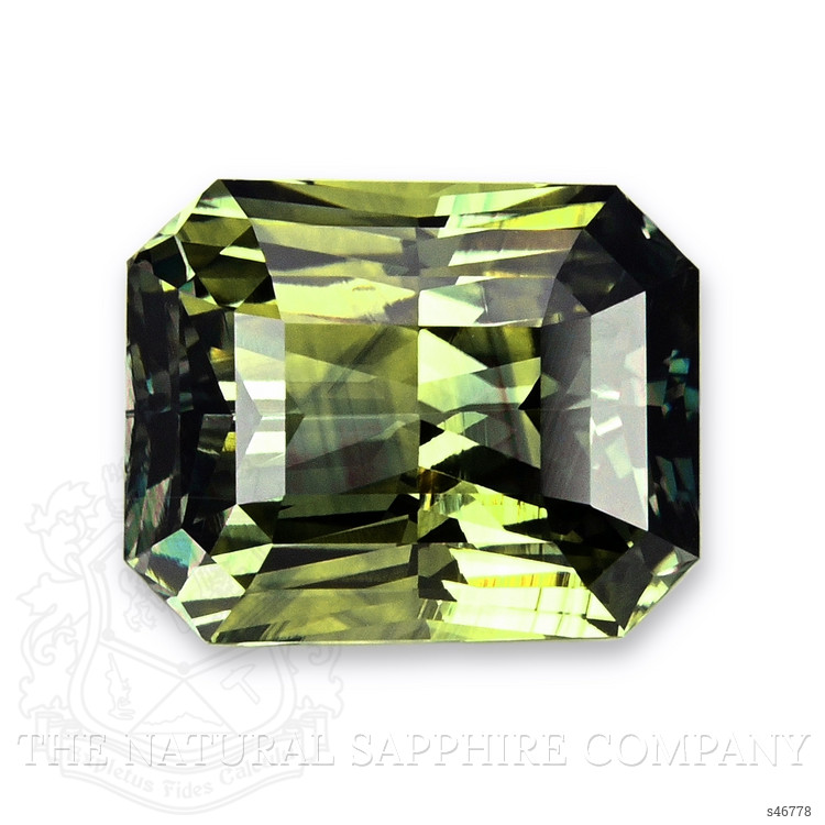 4.13 Ct. Yellowish Green Sapphire from Madagascar