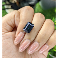 5.97 Ct. Greenish Blue Sapphire from Madagascar Life Style
