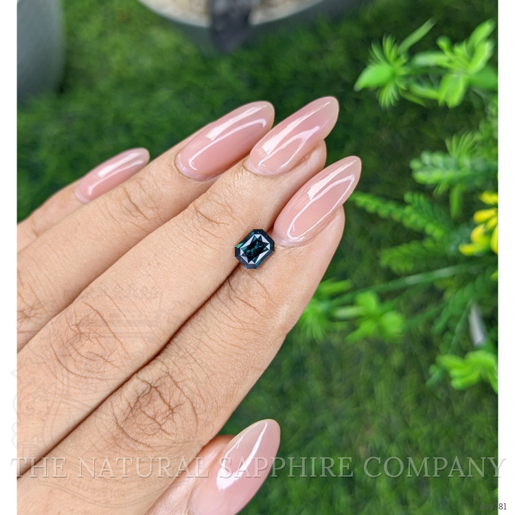 0.95 Ct. Greenish Blue Sapphire from Madagascar