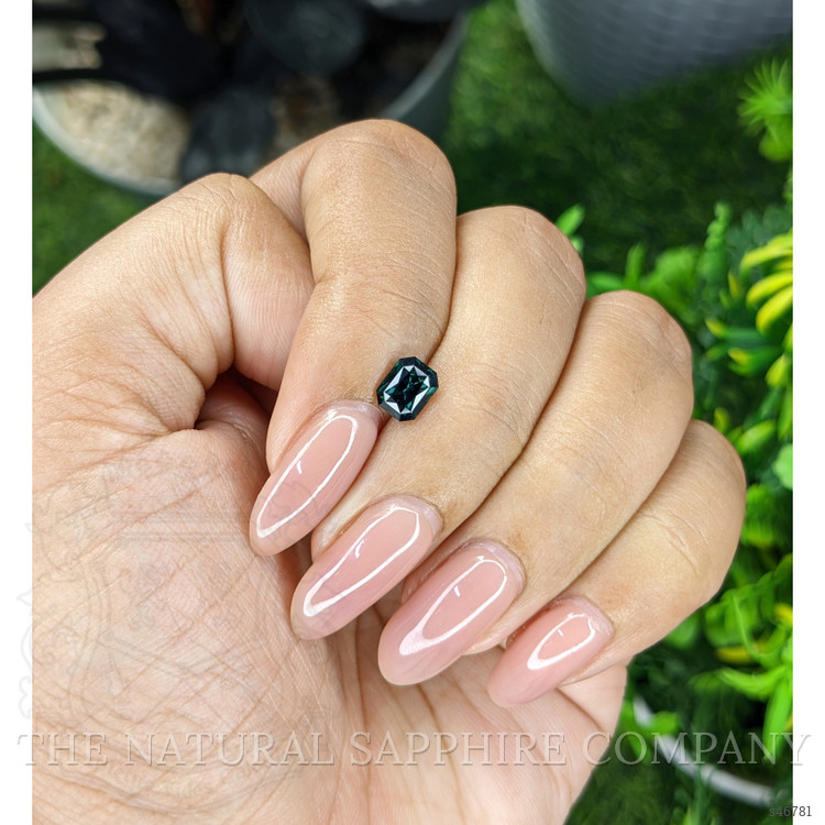0.95 Ct. Greenish Blue Sapphire from Madagascar