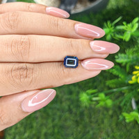 1.91 Ct. Greenish Blue Sapphire from Madagascar Life Style